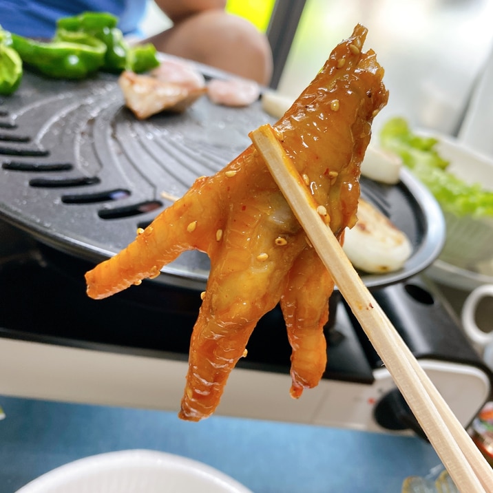 鶏の足!もみじ!タッパル